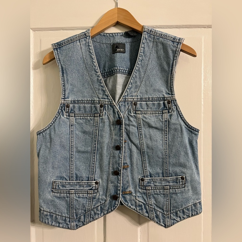 Vintage Y2K 90’s Denim Vest - Medium
